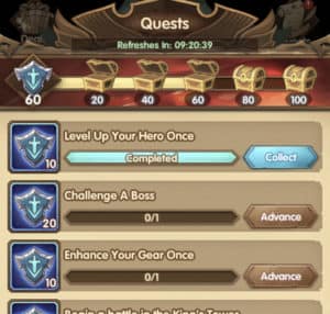 earn guild activity points