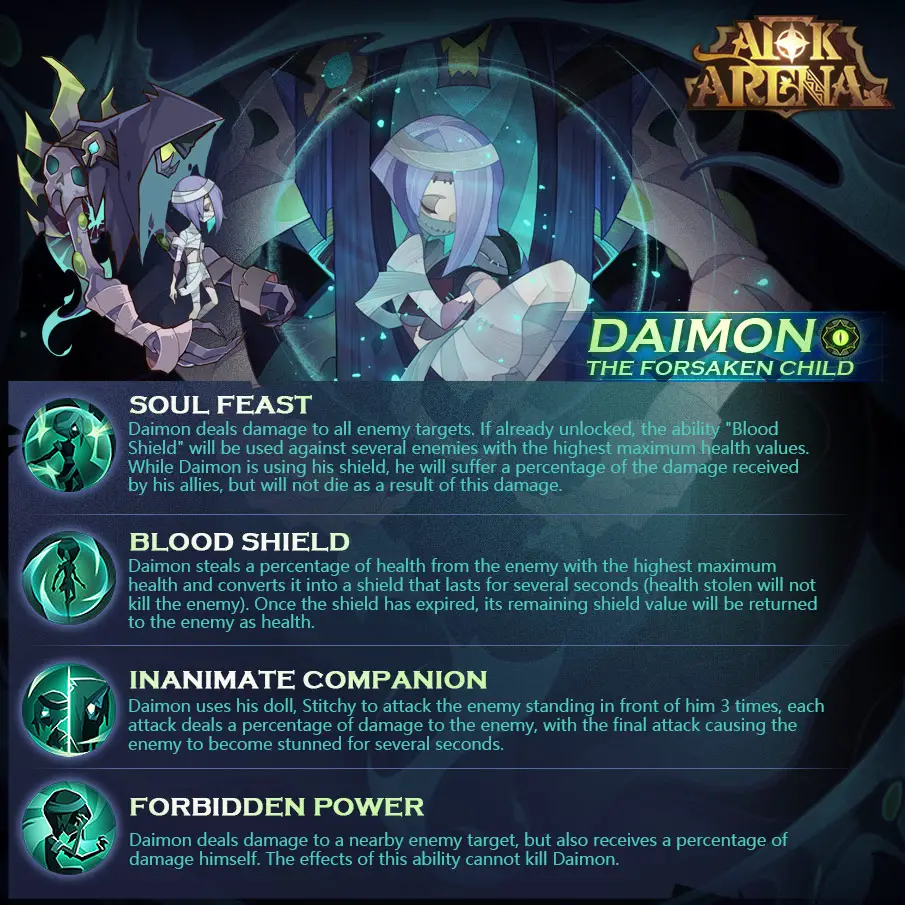 afk arena daimon new hero