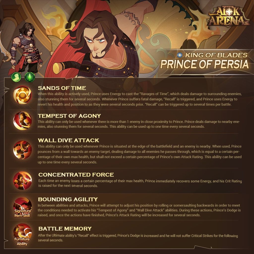afk arena prince of persia